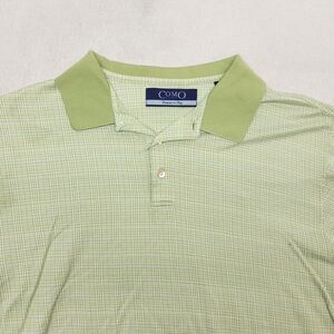 Como Casual Short Sleeve Pullover Polo Shirt Adult Mens Size XL Green